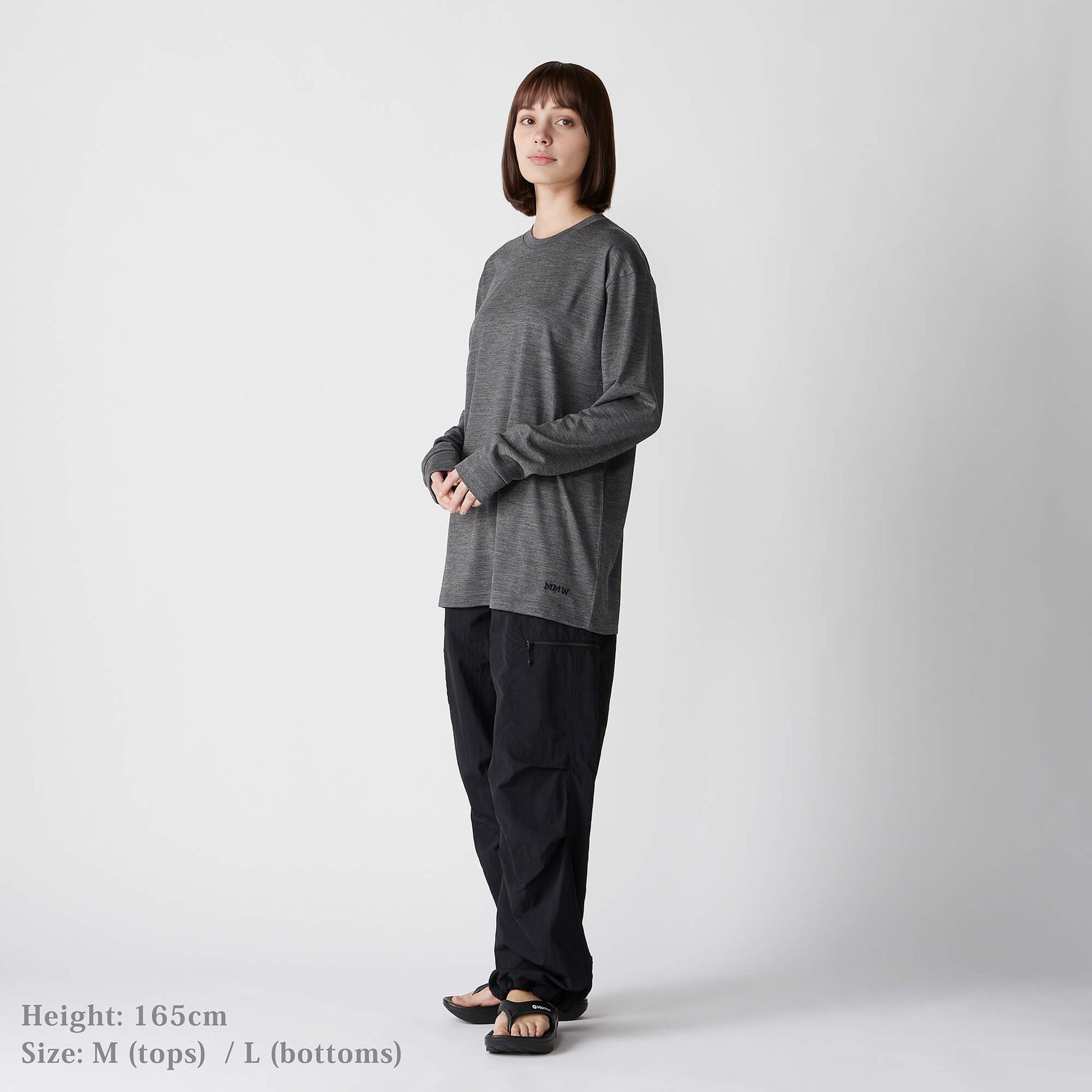 Merino Wool L/S Tee by MMW(メリノウールロングスリーブTシャツ バイ MMW)