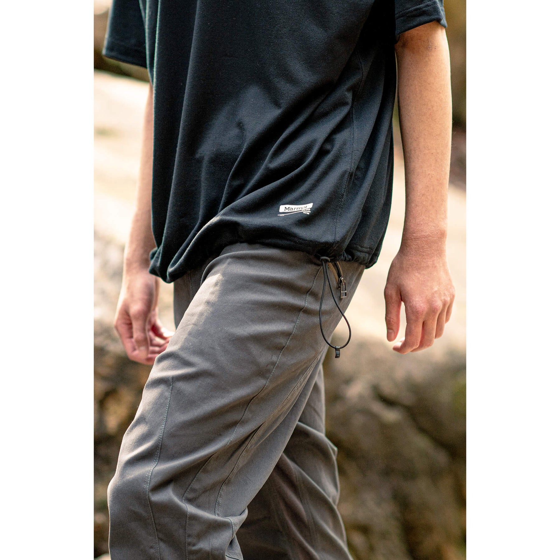 S&G × Marmot Drawcord Tee(シルバー & ゴールド ×マーモット ドローコードティー)
