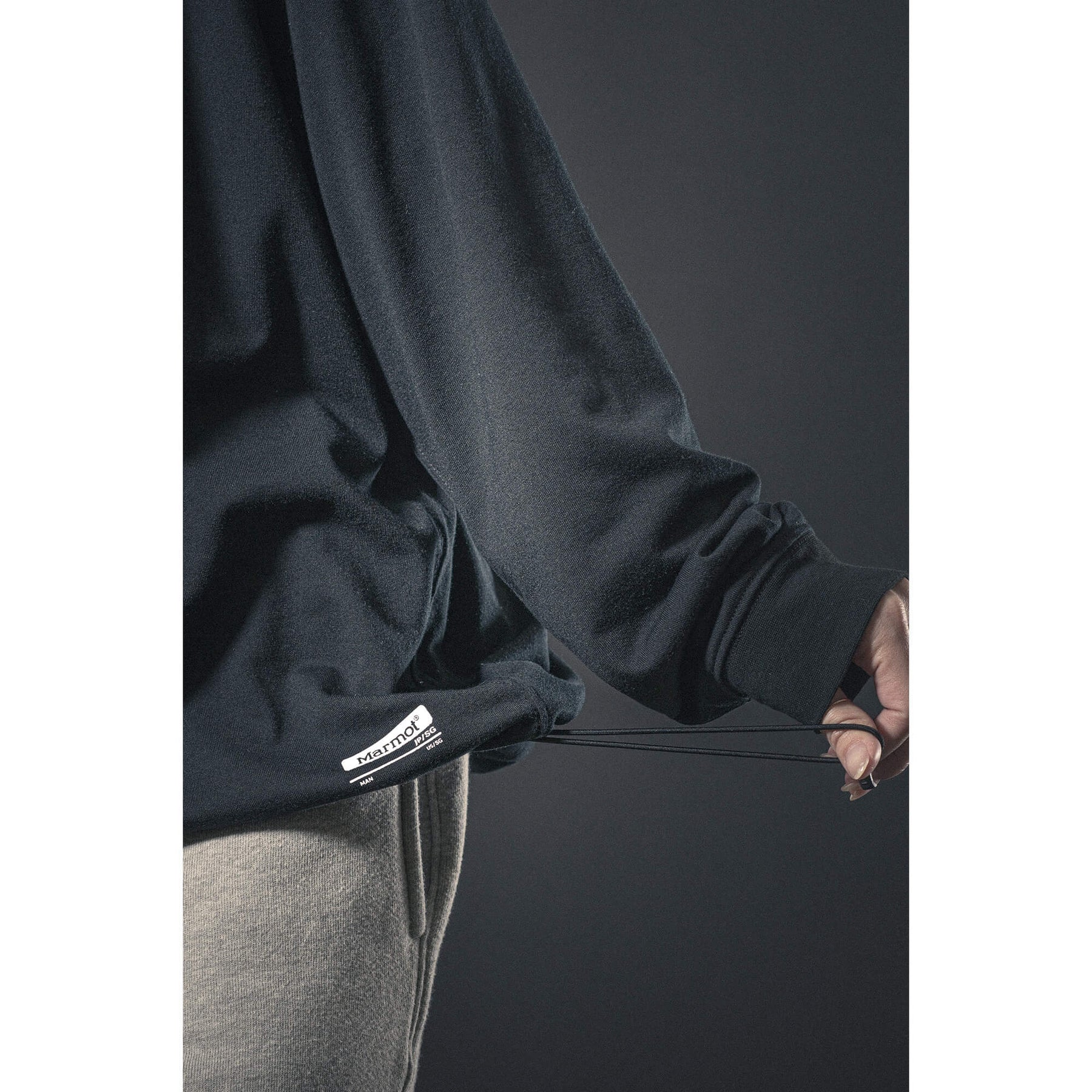 S&G × Marmot Drawcord L/S Tee(シルバー & ゴールド ×マーモット ドローコードロングスリーブティー)