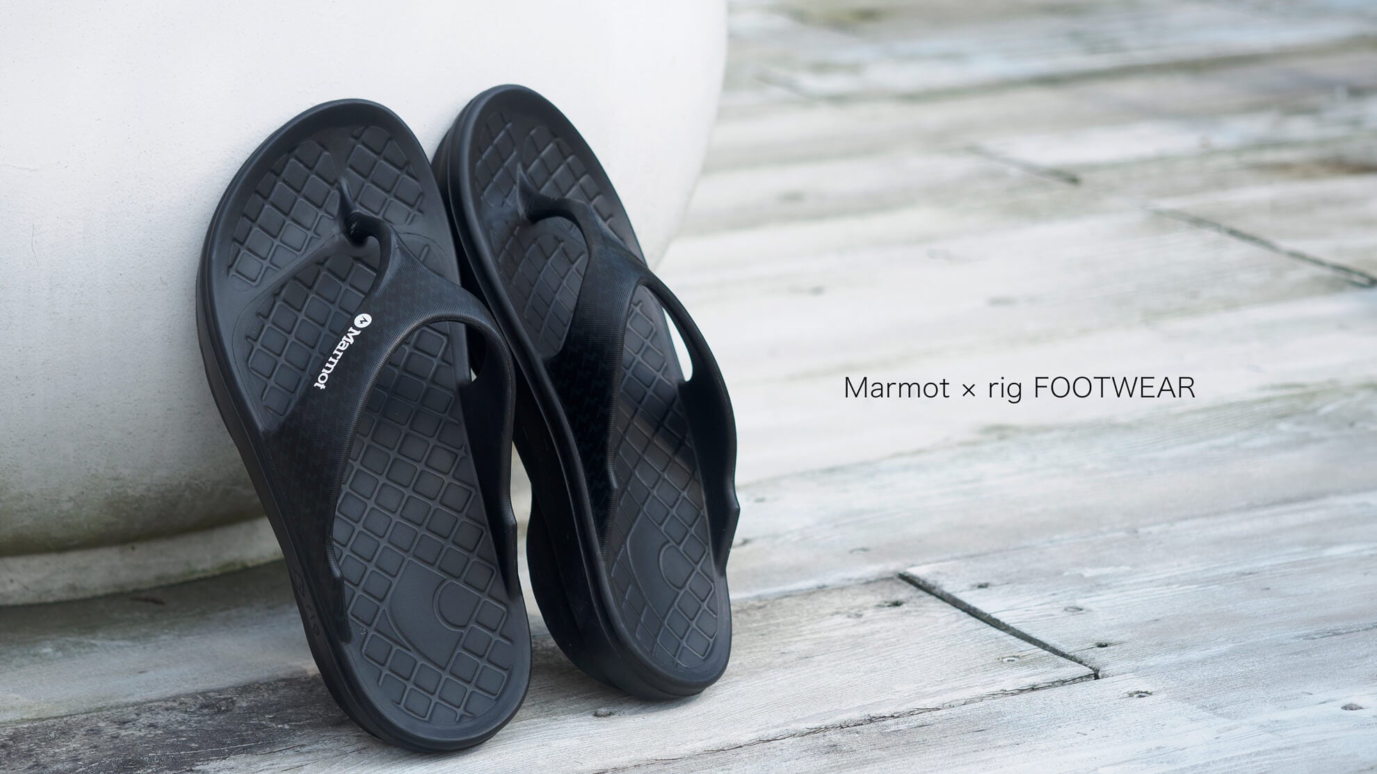 Marmot × rig FOOTWEAR サンダル2型が発売