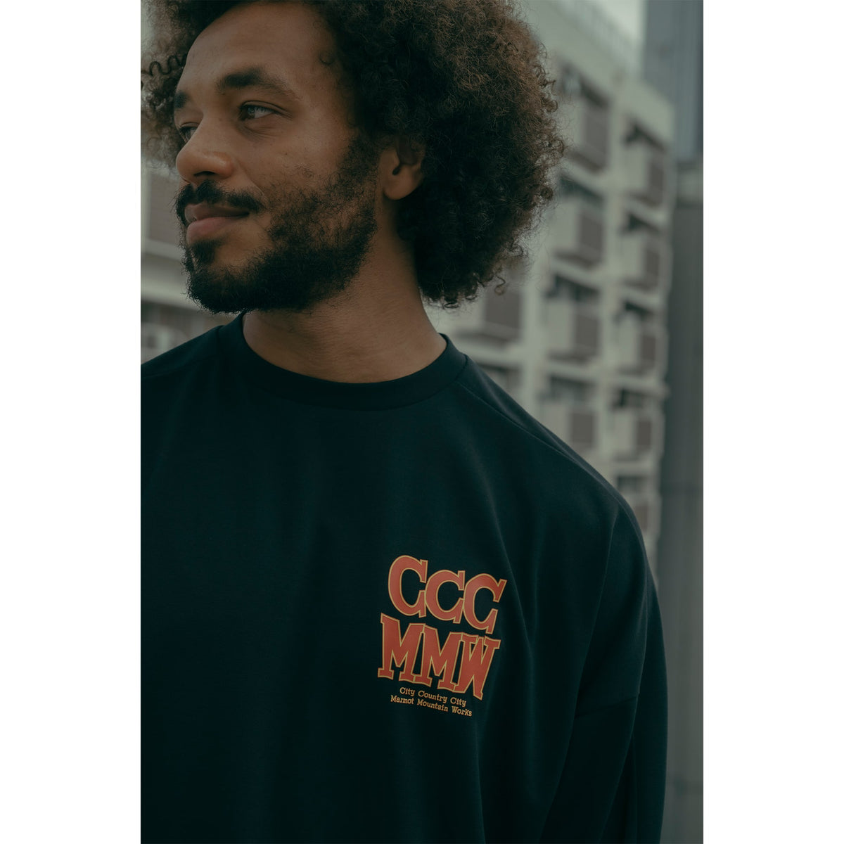 [Marmot x CITY COUNTRY CITY] MMWCCC Feel up L/S T-shirt(フィールアップ ロングスリーブTシャツ)