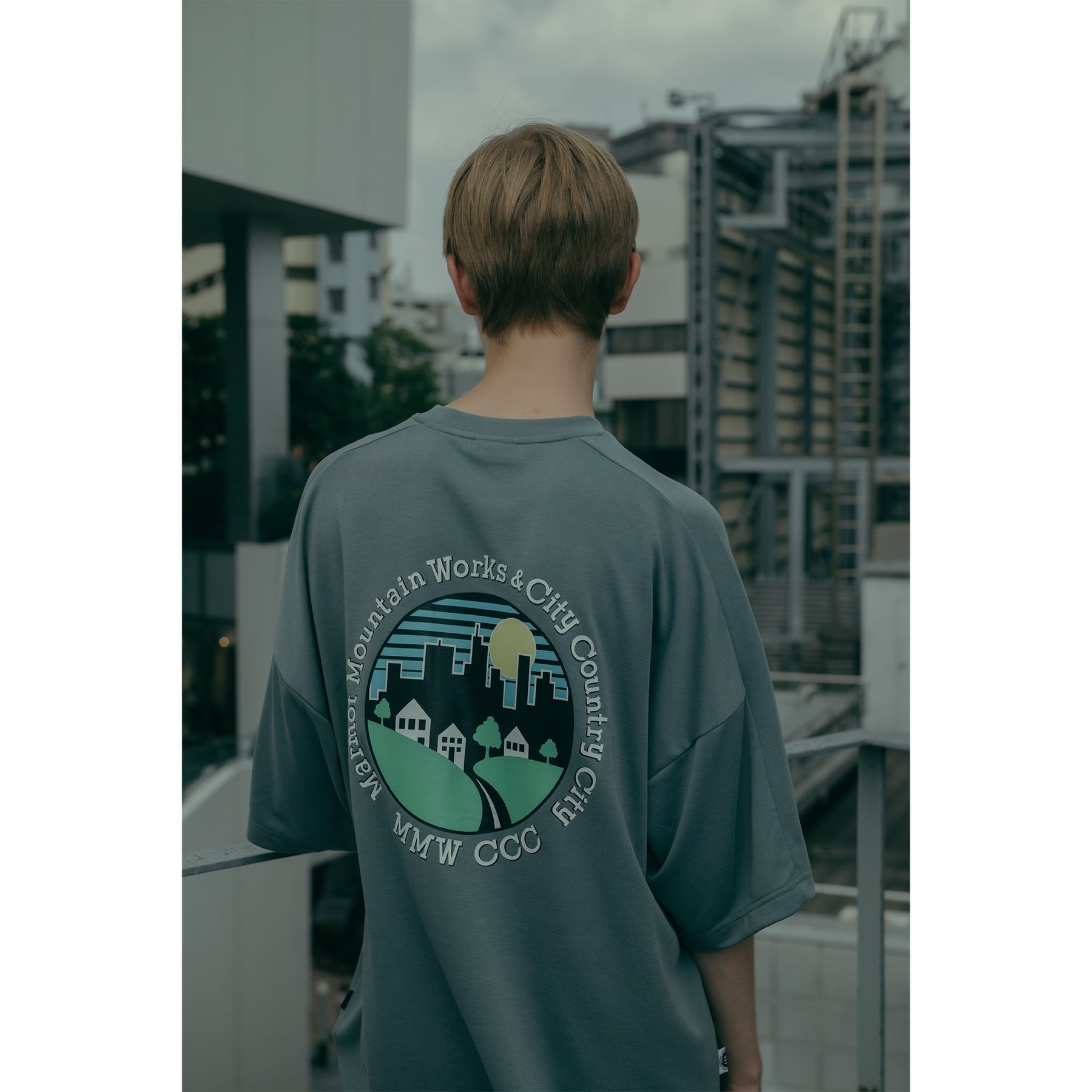 [Marmot x CITY COUNTRY CITY] MMWCCC Feel up T-shirt_motivation(フィールアップ Tシャツ モチベーション)
