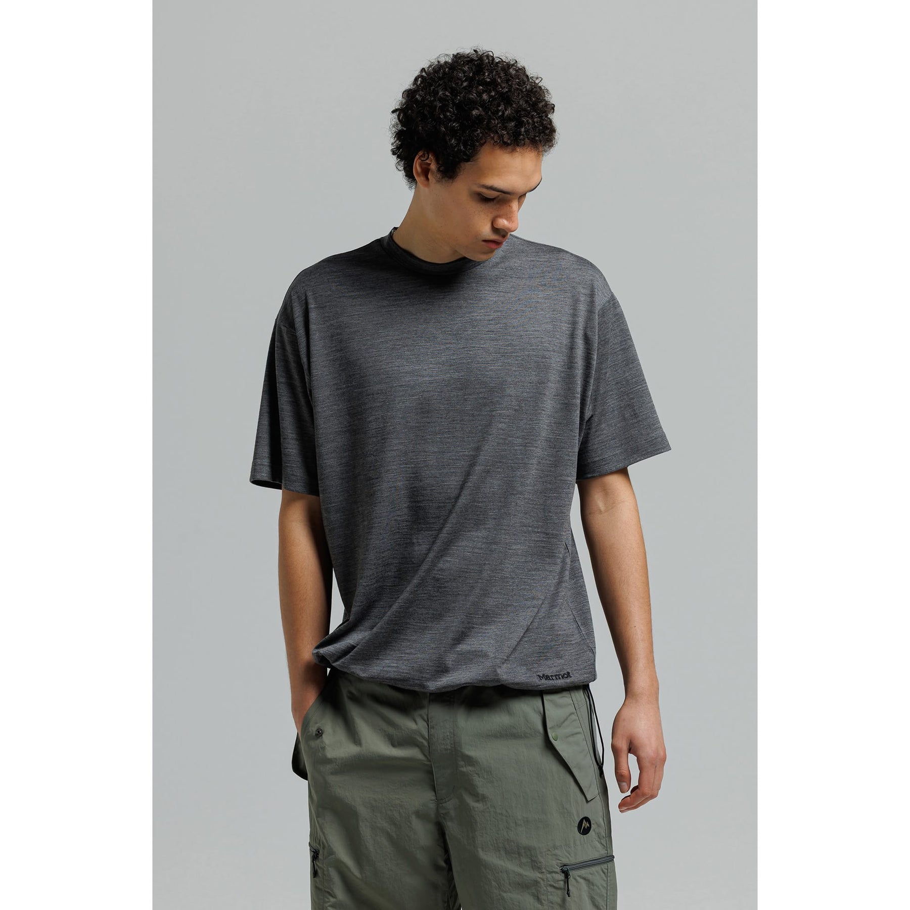 Relax Fit Merino Wool Drawstring Tee by Marmot(リラックスフィットメリノウールドローストリングティーバイマーモット)