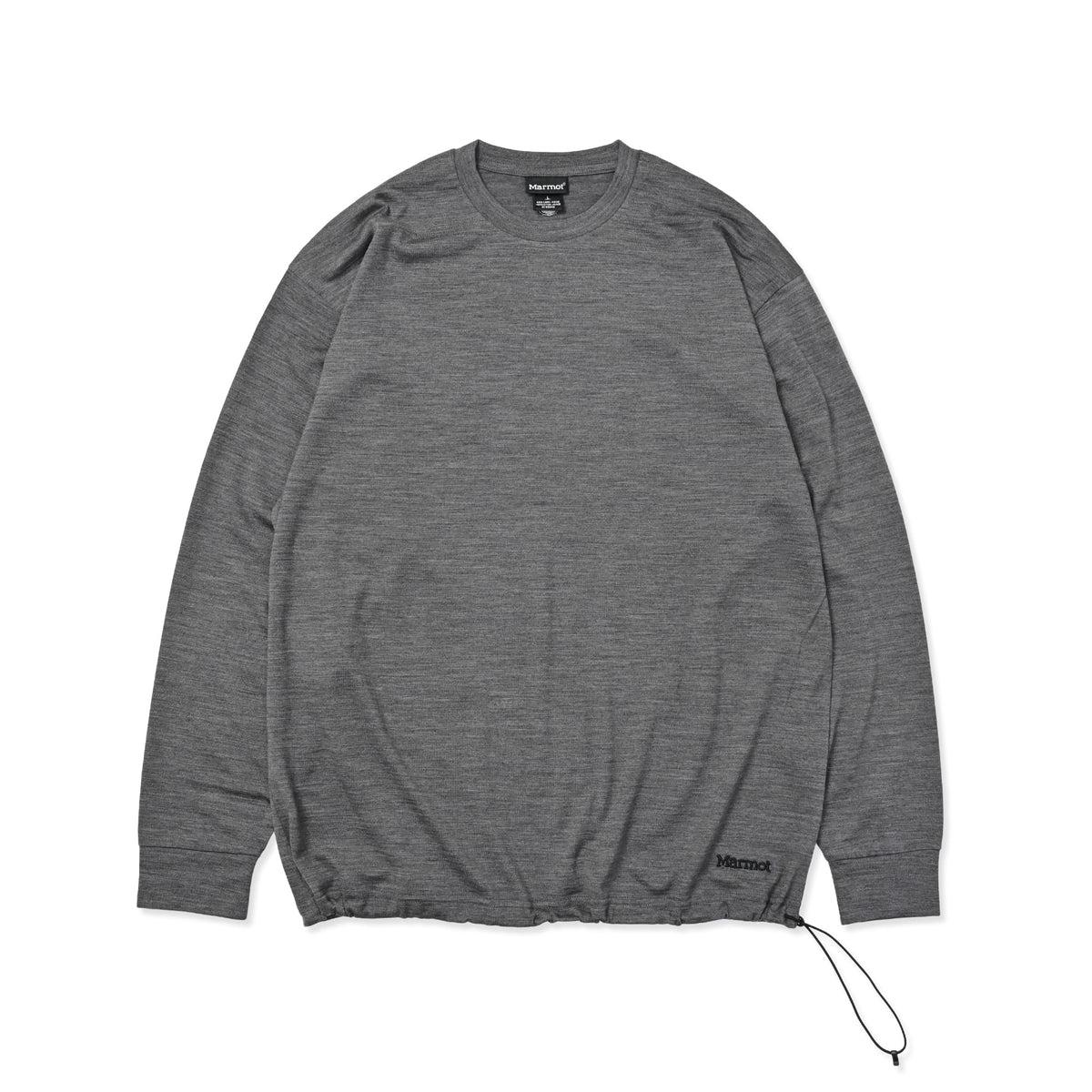 Relax Fit Merino Wool Drawstring L/S Tee by Marmot(リラックスフィットメリノウールドローストリングロングスリーブティーバイマーモット)