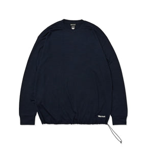 Relax Fit Merino Wool Drawstring L/S Tee by Marmot(リラックスフィットメリノウールドローストリングロングスリーブティーバイマーモット)