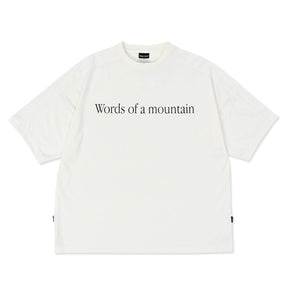 CITY COUNTRY CITY × Marmot MMWCCC Everywhere T-shirt_Words of a mountain( MMWCCCエブリウェアTシャツ ワードオブマウンテン)