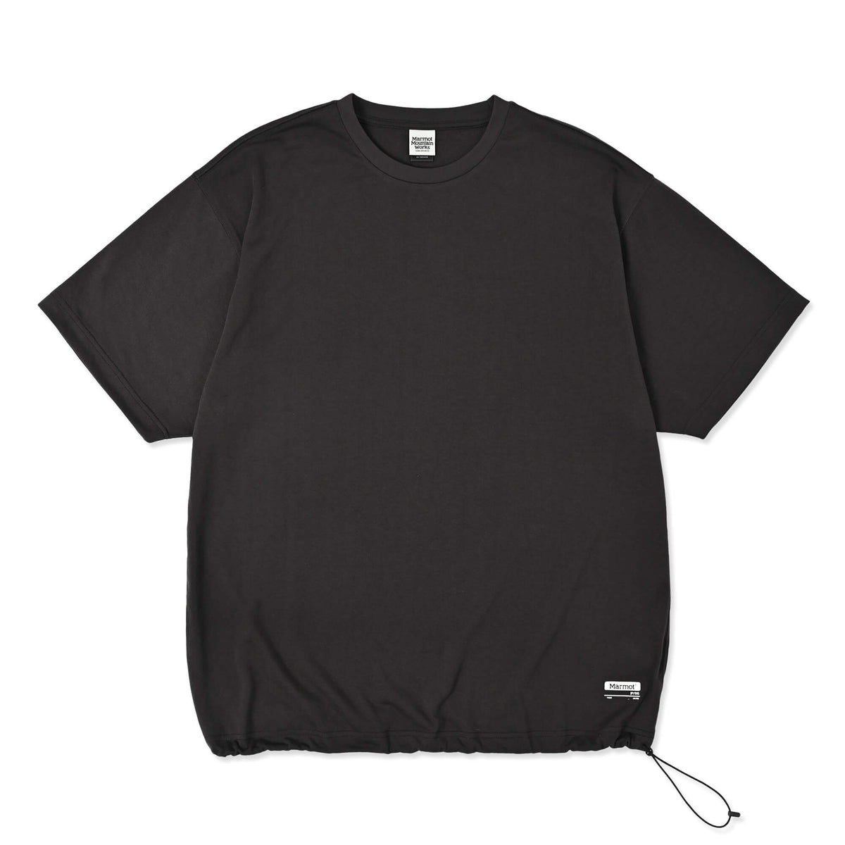 送料無料4★Marmot★マーモット Eldridge 半袖シャツ size:M ピカンテ S&G × Marmot Drawcord Tee(シルバー & ゴールド ×マーモット