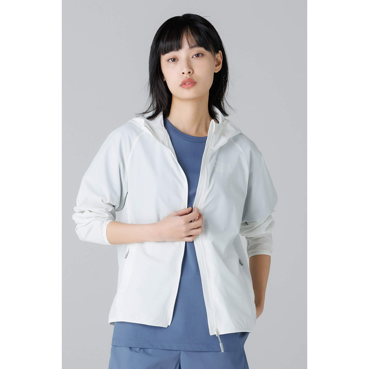 新品未使用　定価8万　Max Mara ナイロンジャケット　水玉　ドット柄ピンク 新品未使用 定価8万 Max Mara ナイロンジャケット 水玉 ドット柄ピンク