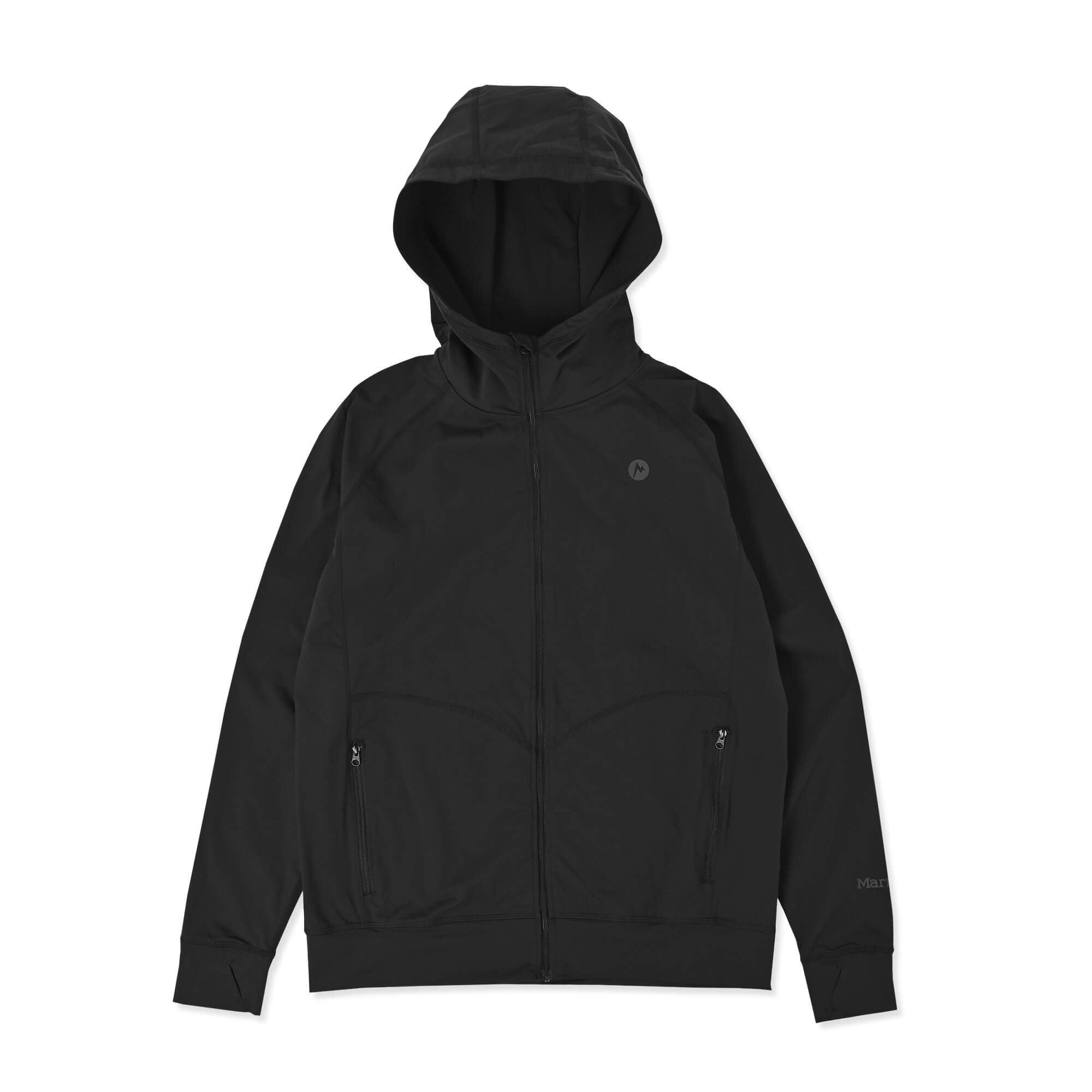 Marmot 【美品】ツートン　カーキ&ブラックマウンテンパーカー　ジップアップ Marmot 【美品】ツートン カーキ&ブラックマウンテンパーカー