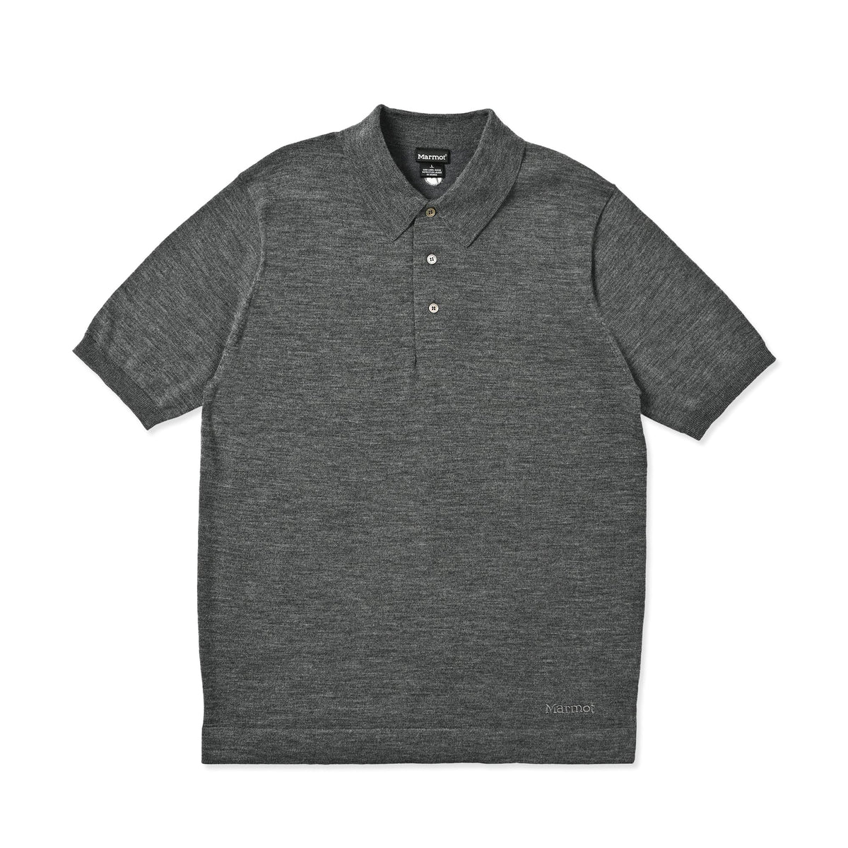 Merino Wool Hybrid Knit Polo by Marmot(メリノウール ハイブリッド ニットポロ バイ マーモット)