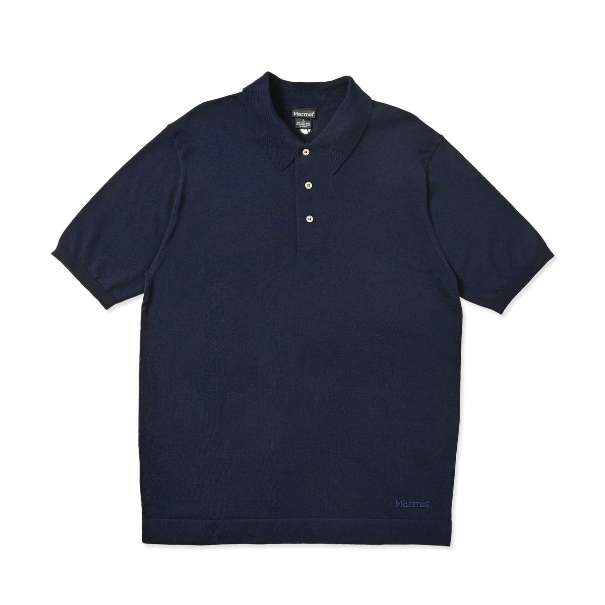 Merino Wool Hybrid Knit Polo by Marmot(メリノウール ハイブリッド ニットポロ バイ マーモット)
