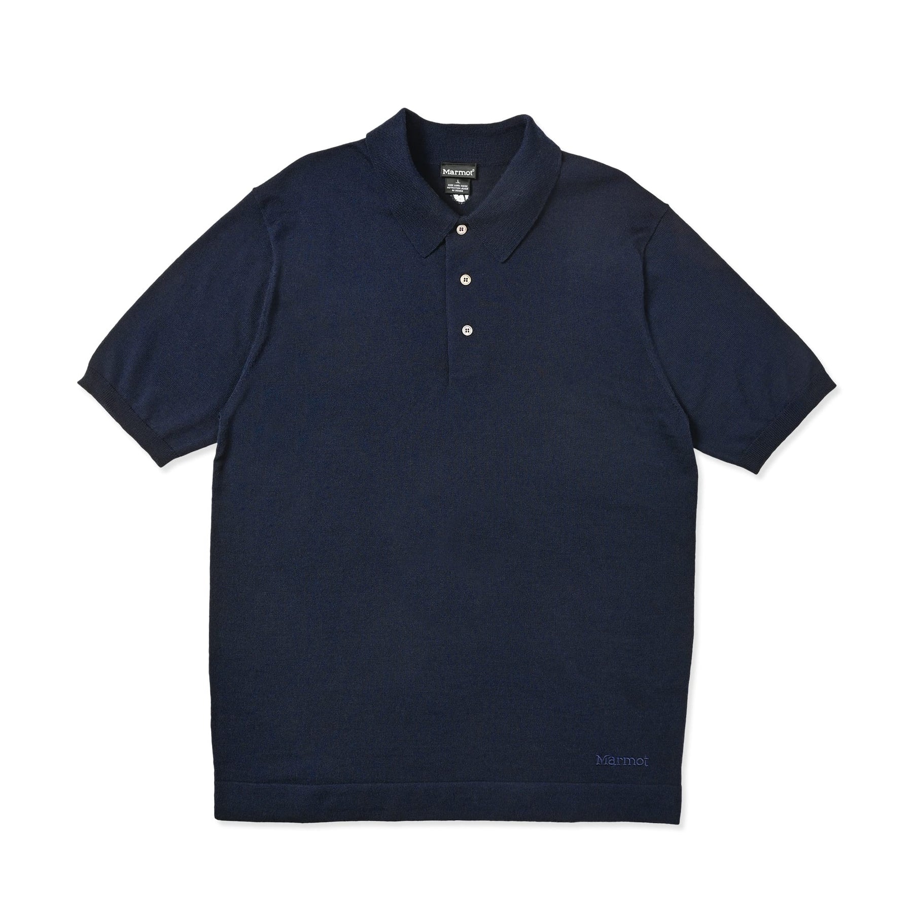 Merino Wool Hybrid Knit Polo by Marmot(メリノウール ハイブリッド ニットポロ バイ マーモット)