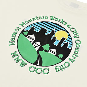 [Marmot x CITY COUNTRY CITY] MMWCCC Feel up T-shirt_motivation(フィールアップ Tシャツ モチベーション)