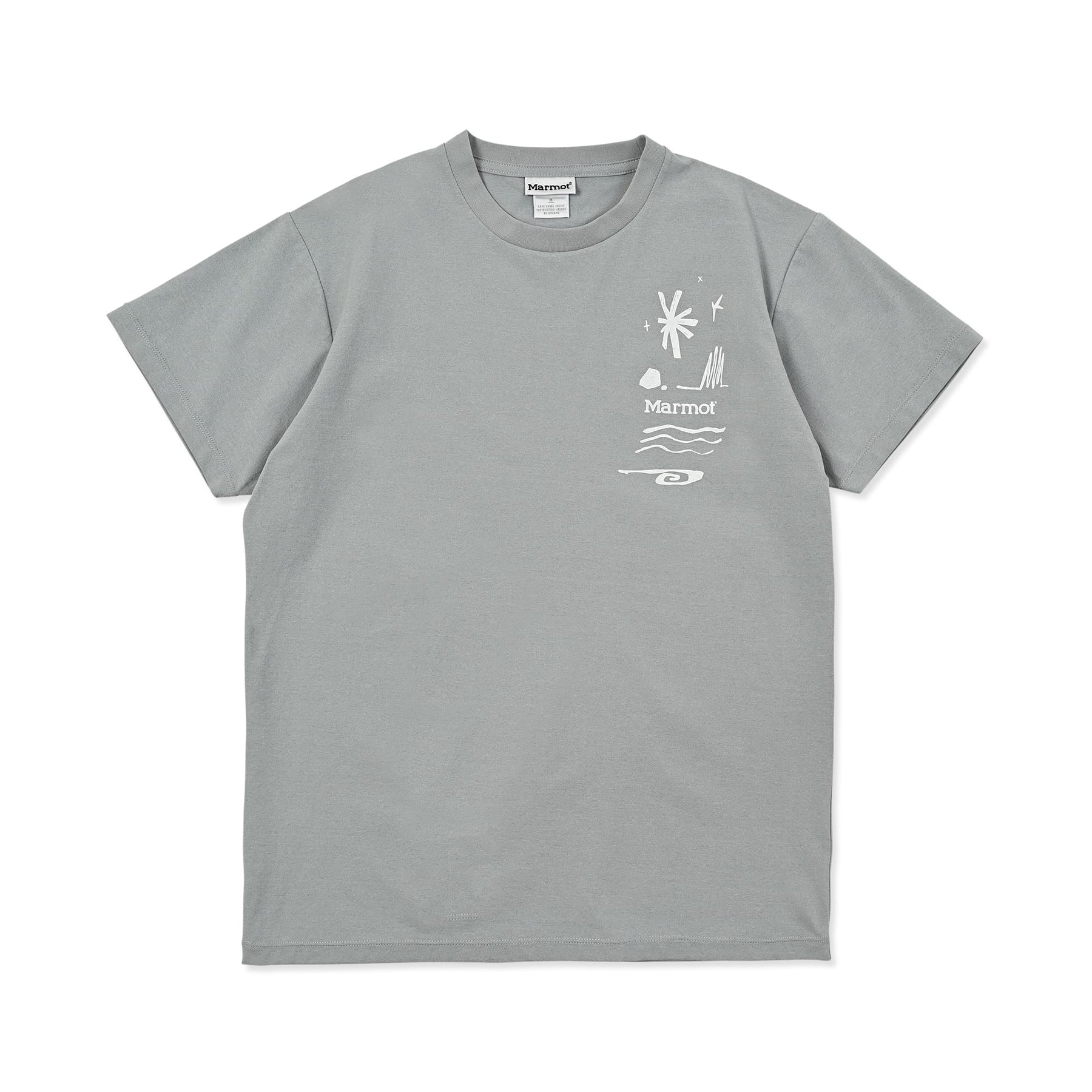W&LT ワッペングレーTシャツ UNISEX WAACKYクルーネックTシャツ カーキ