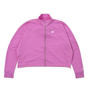 新品未使用　定価8万　Max Mara ナイロンジャケット　水玉　ドット柄ピンク 約3mm水玉 ブロード ショッキングピンク系 10色 1m単位 生地 布 水玉