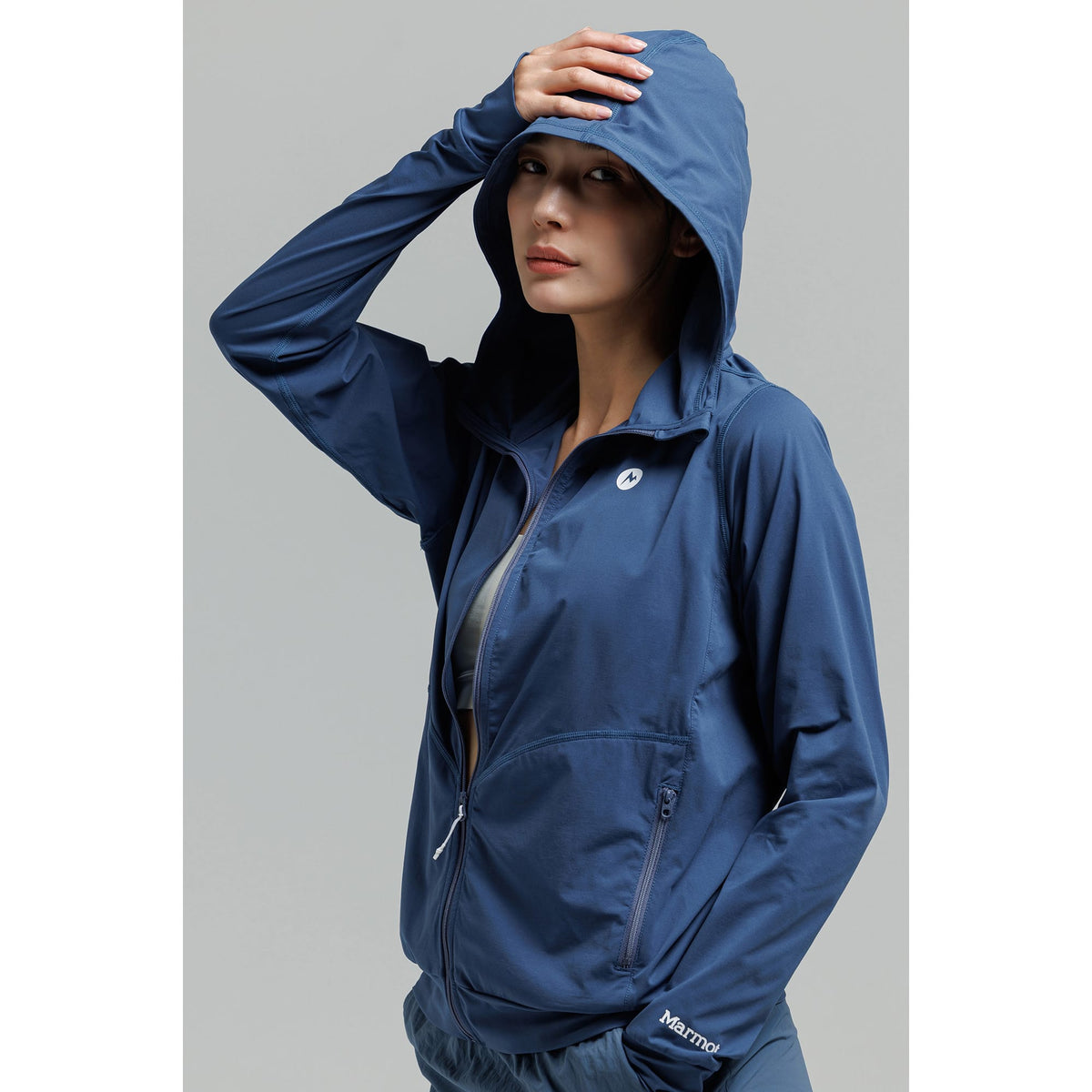 W’s Mt.RashGuard Hoodie(ウィメンズ マウンテンラッシュガード フーディ)