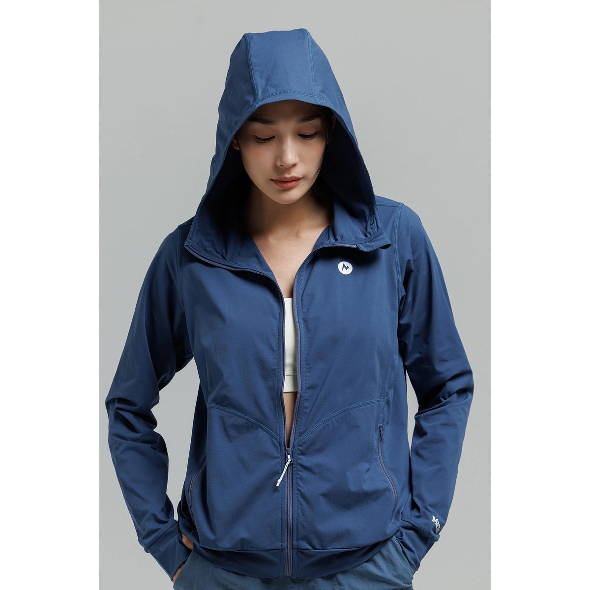 W's Mt.RashGuard Hoodie(ウィメンズ マウンテンラッシュガード フーディ)