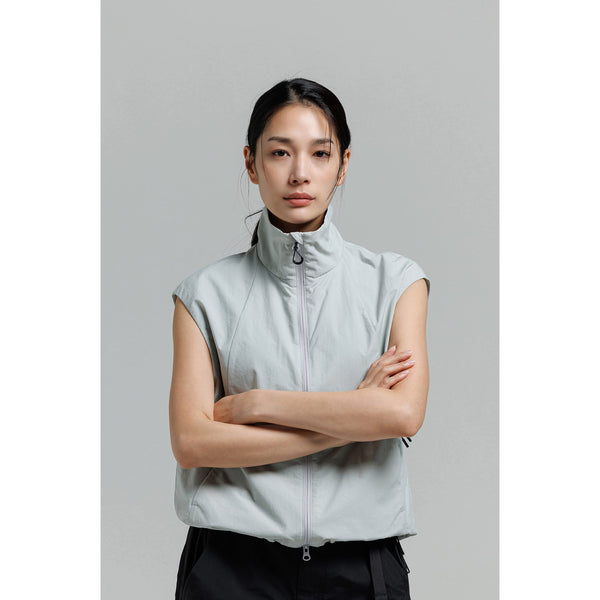 エムズグレイシー Down Short Vest ダウンショートベスト for/c（フォーシー） ダウンベスト ベスト 撥水中綿ショートベスト