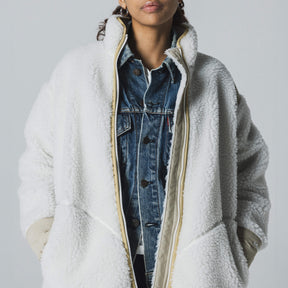 W's Sheep Fleece Long Jacket(ウィメンズシープフリースロングジャケット)