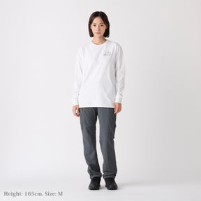W's Classic Logo EB L/S T-Shirt(ウィメンズクラシックロゴエンブロイロングスリーブティーシャツ)