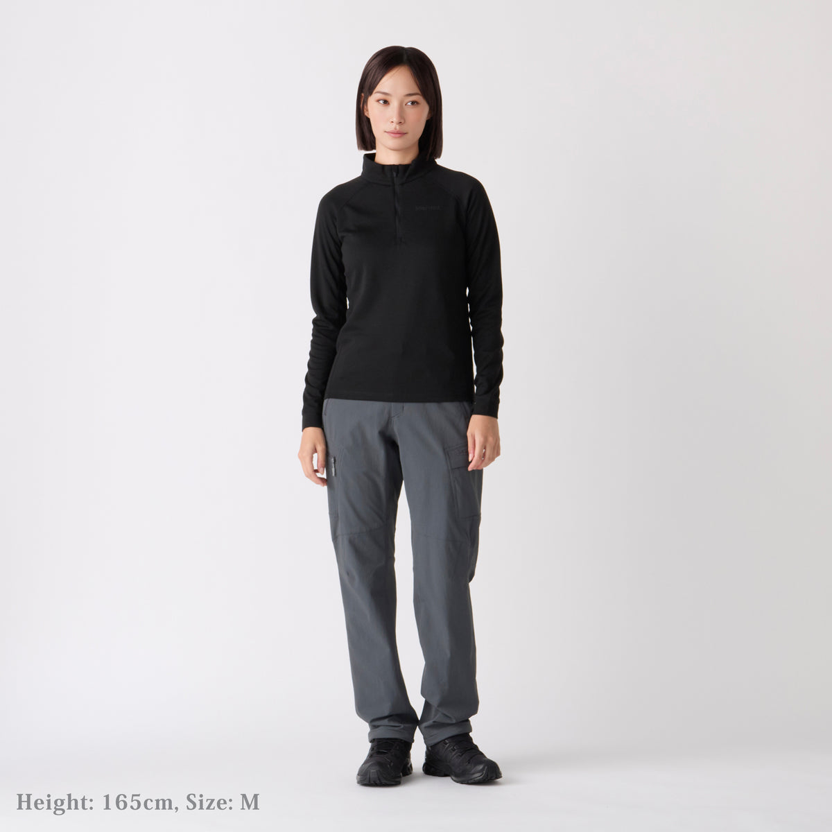 W's Climb Wool Half-zip L/S (ウィメンズ クライムウールハーフジップロングスリーブ)