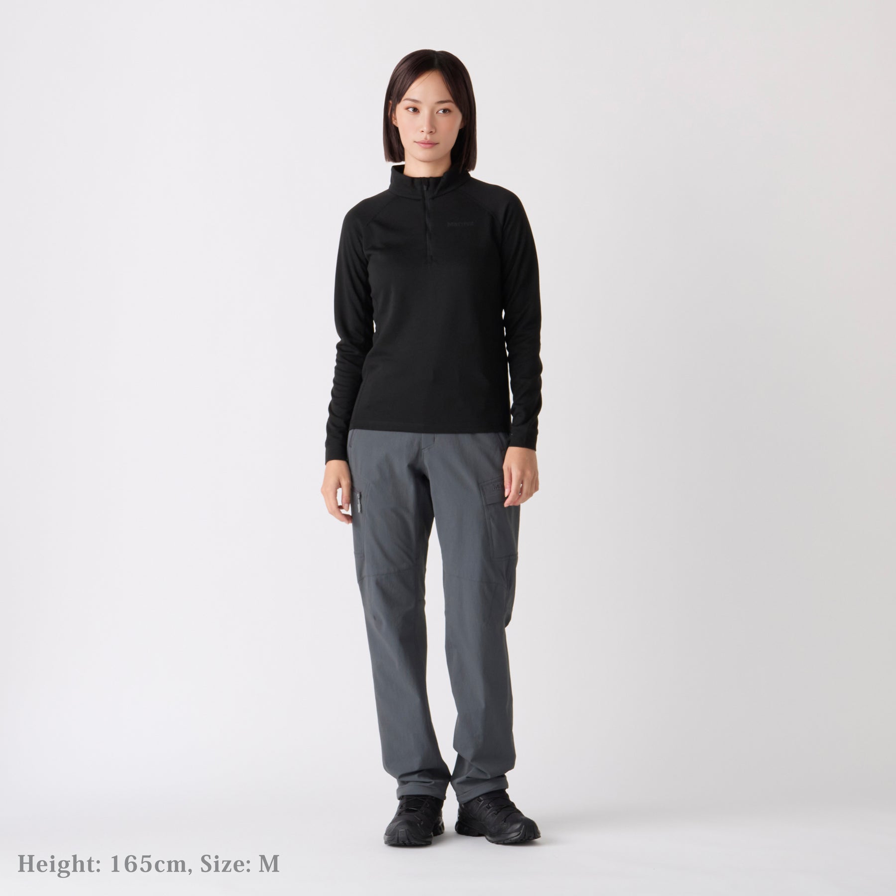 W's Climb Wool Half-zip L/S (ウィメンズ クライムウールハーフジップロングスリーブ)