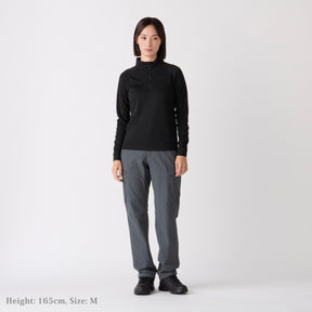 W's Climb Wool Half-zip L/S (ウィメンズ クライムウールハーフジップロングスリーブ)