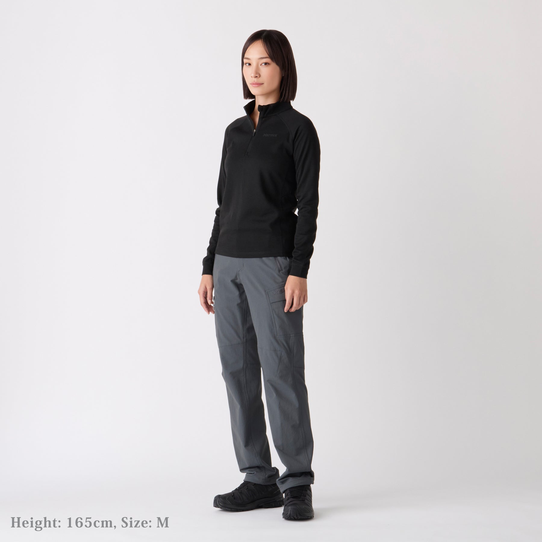 W's Climb Wool Half-zip L/S (ウィメンズ クライムウールハーフジップロングスリーブ)