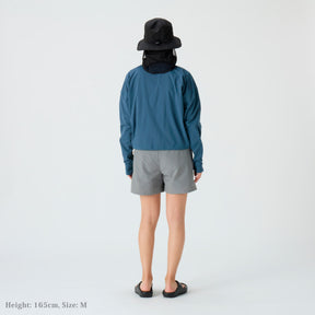 W’s Mt.RashGuard Full-zip(ウィメンズ マウンテンラッシュガード フルジップ)